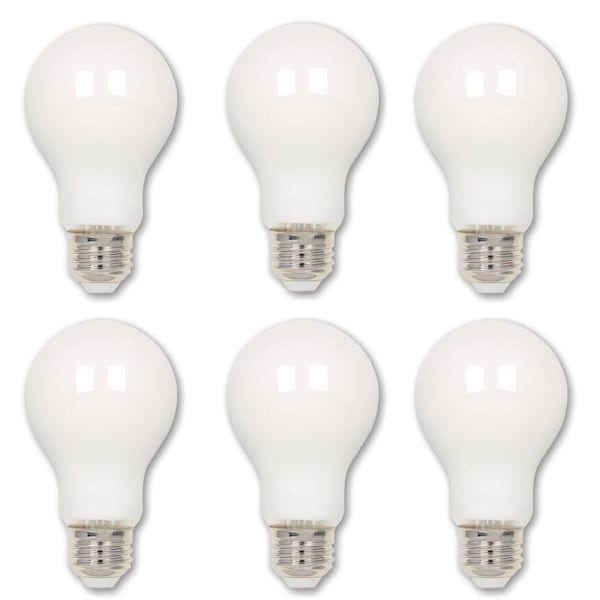 Westinghouse Bulb LED Dimmablemable 6.5W 120V A19 FilaMount 2700K Sft White E26 Med Base, 6PK 5016320 - main
